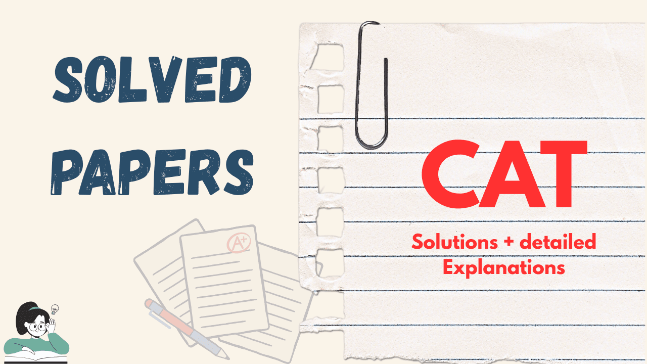 Cat Solved Papers